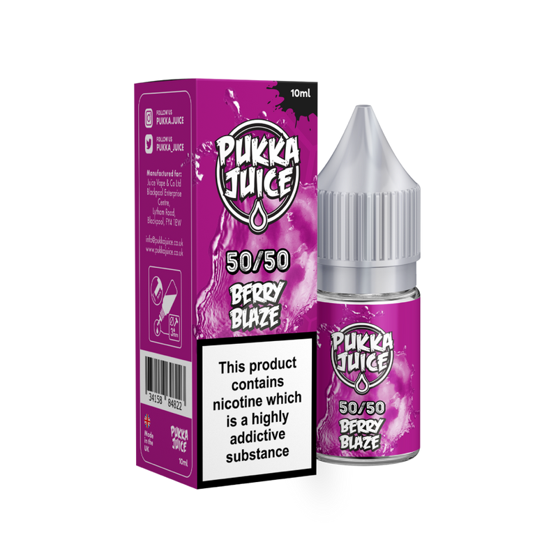 Berry Blaze  Pukka Juice 50/50
