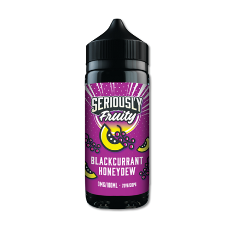 Seriously Fruity Blackcurrant Honeydew E-liquid 100ml Shortfill