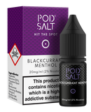 POD SALT BLACKCURRANT MENTHOL 10ML NICOTINE SALT E-LIQUID