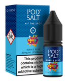 POD SALT BUBBLE BLUE 10ML NICOTINE SALT E-LIQUID FUSION