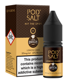 POD SALT LEMON CAKE 10ML NICOTINE SALT E-LIQUID FUSION