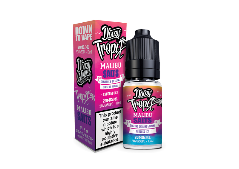 Tropix Malibu 10ml Nicotine Salt e-liquid 50 VG 50 PG