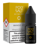 POD SALT MANGO ICE 10ML NICOTINE SALT E-LIQUID