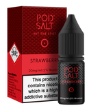 POD SALT STRAWBERRY 10ML NICOTINE SALT E-LIQUID