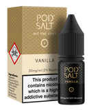 POD SALT VANILLA 10ML NICOTINE SALT E-LIQUID